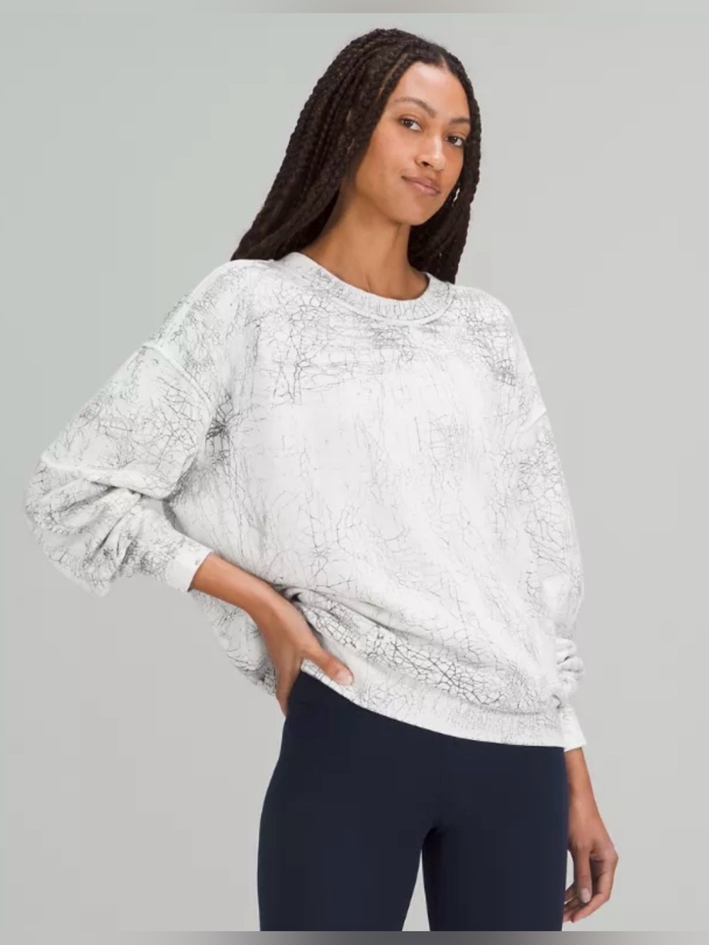 LULULEMON Perfectly Oversized Crew Dye